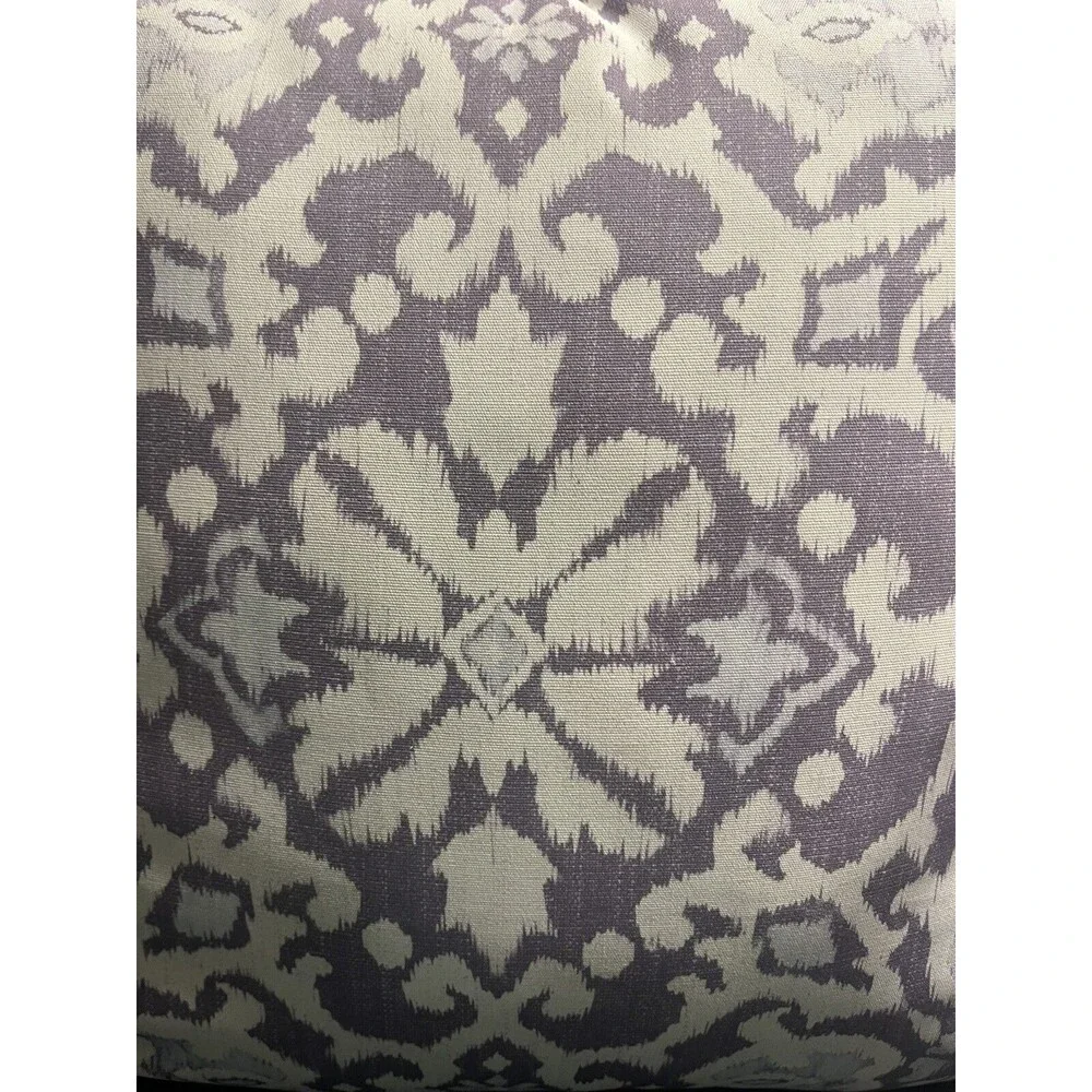 Pottery Barn Purple & White 20” Square Pillow Throw Bed